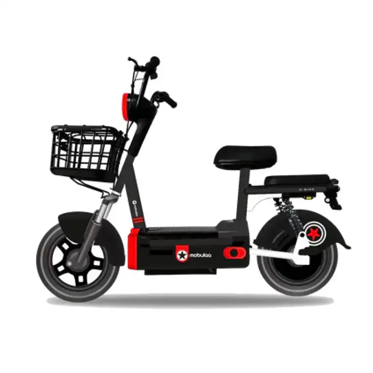 bicicleta electrica negro mobulaa